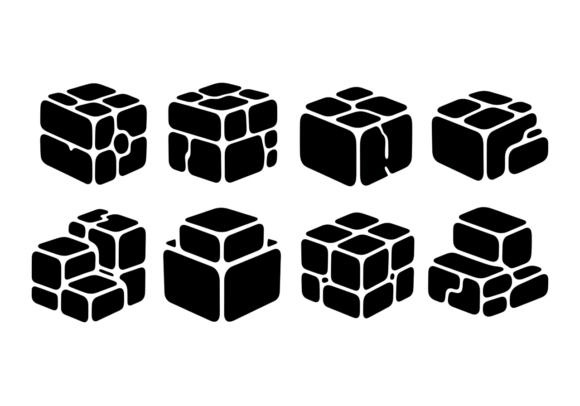 Abstract Cubes Geometric Shapes Vector: A Modern Design Asset for Creative Publishers