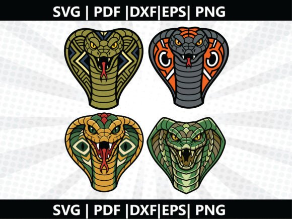 Cobra Head SVG Cricut Cut File for Graphics and Freebies