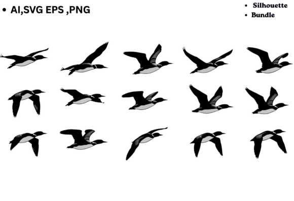 Common Loon Flying Bird SVG Bundle Review for Real Embroidery Projects