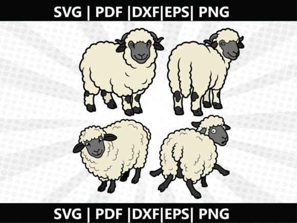 Cute Sheep SVG Cricut Cut File – A Freebie for Versatile Graphics