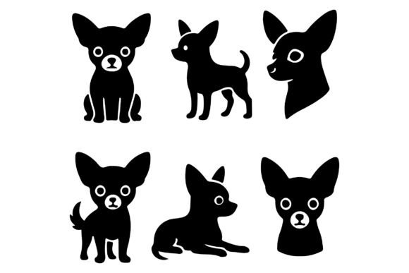 Free Chihuahua Dog SVG Clipart Cut File for Crafts and Graphics