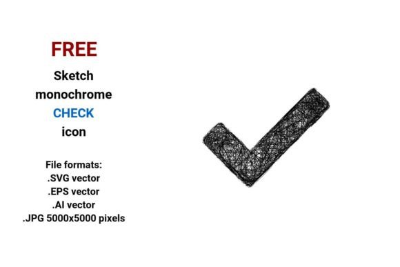 FREE Sketch Check Icon: A Versatile Design Asset for Branding and Marketing
