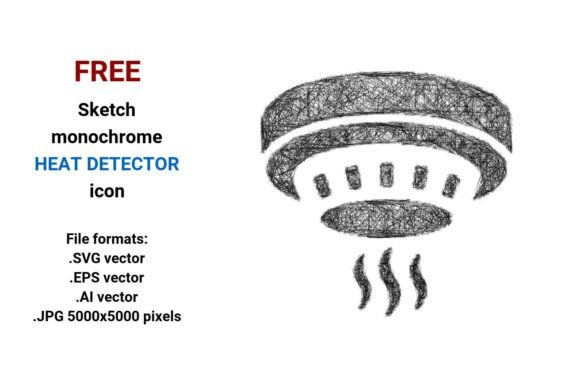 FREE Sketch Heat Detector Icon Review for Real Embroidery Projects