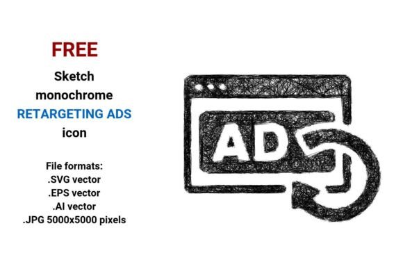 FREE Sketch Retargeting Ads Icon: A Practical Review for Digital Product Creators