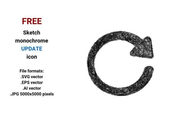 FREE Sketch Update Icon for Real Embroidery Projects