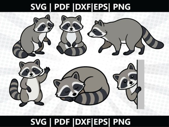 Raccoon SVG Cricut Cut File: A Versatile Graphic Design Asset for Local Business Branding